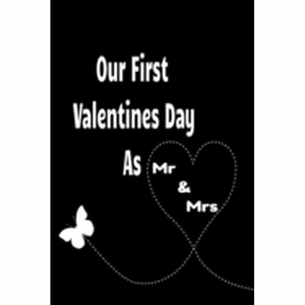 FLAT CARD Letter Art Couples Gift First Valentines Day Card Husband Wife Girlfriend Boyfrind 